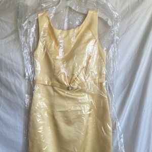 David’s Bridal satin dress